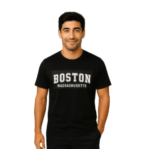 Black Boston T-Shirt