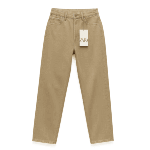 Elegant Beige-Toned Denim Jeans – Timeless Style, Comfortable Fit, and Versatile Design for Casual and Everyday Fashion