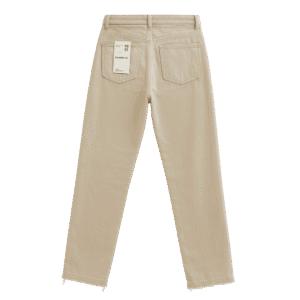 Elegant Beige Denim Jeans – Soft Texture, Comfortable Fit, and Versatile Style for Effortless Everyday and Casual Fashion.